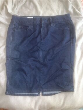 GAP Dark Blue Denim Pencil Skirt